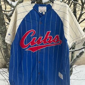 Chicago Cubs Baseball Jersey Manufacturer by Mirage MLB Col Size L Vintage 1990’
